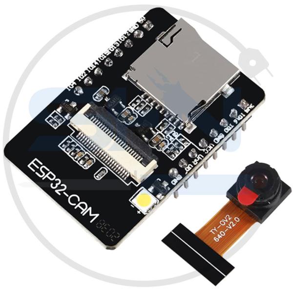 برد توسعه ESP32-CAM با دوربین OV2640 (تست شده)