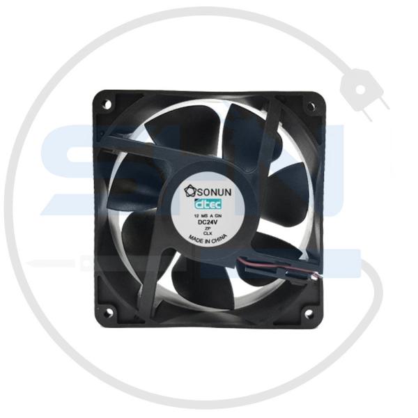 فن 12x12x3.8 24v بوشی