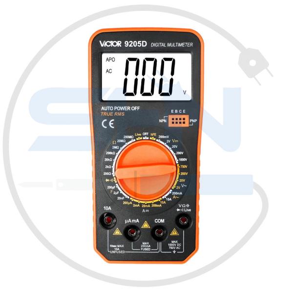 مولتی متر دیجیتال ویکتور مدل VICTOR 9205D