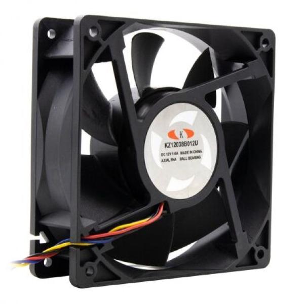 فن توربو 12x12x3.8 12v بلبرینگی