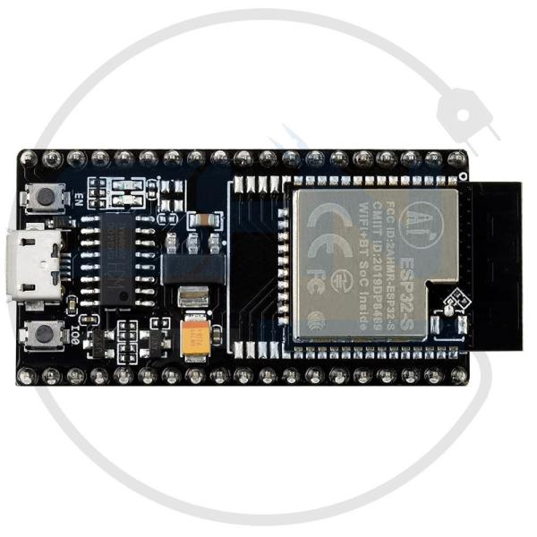 برد توسعه ESP32S با مبدل CH340 مدل 38 پایه