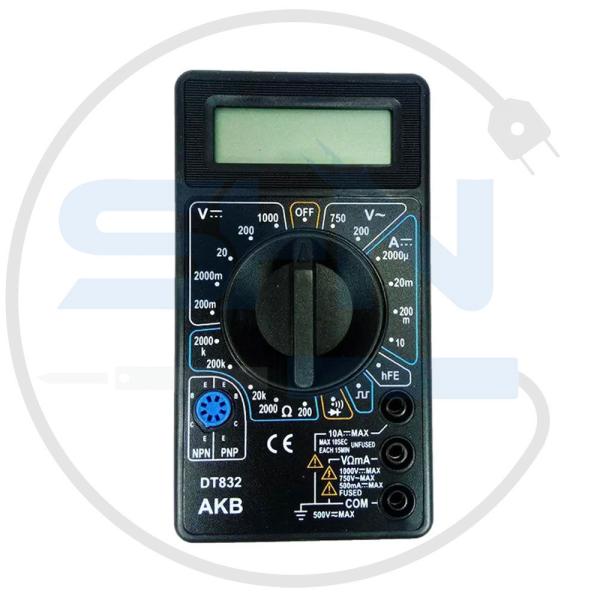 مولتی متر دیجیتالی مدل AKB DT-832
