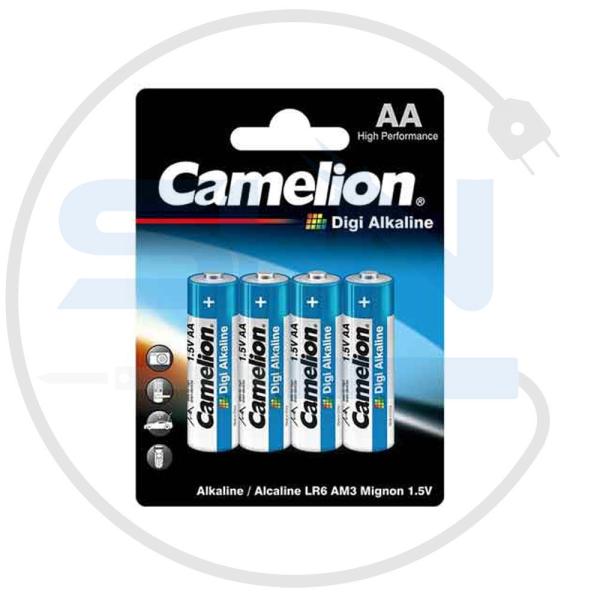 باتری چهارتایی قلمی دیجی آلکالاین کملیون مدل Camelion Digi Alkaline 1.5V AA
