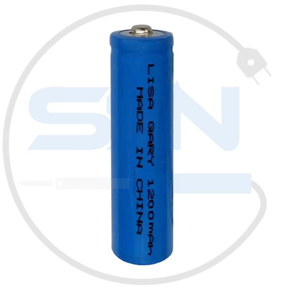 باتری لیتیوم یون 3.7V/18650 ظرفیت 1200mAh برند LISA GARY