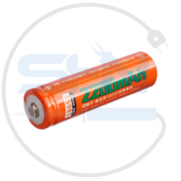 باتری لیتیوم یون 3.7V/18650 ظرفیت 2200mAh برند Small Sun