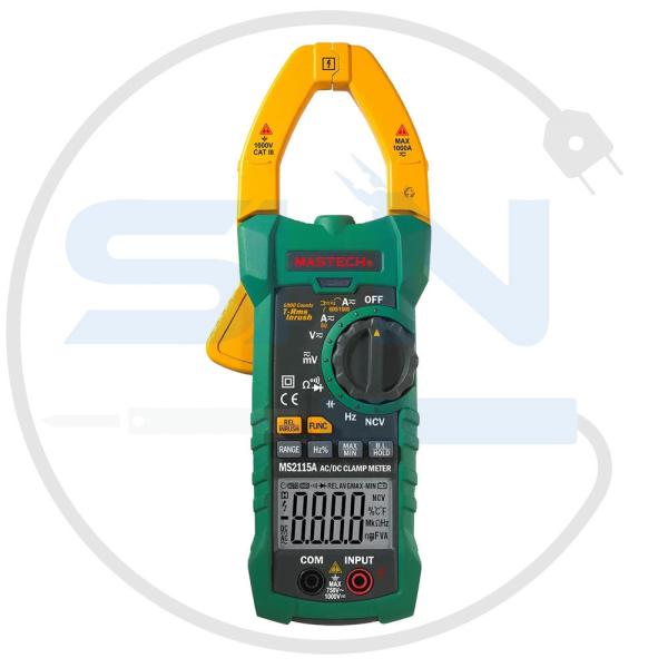 کلمپ امپر متر AC-DC مدل MASTECH MS2115A