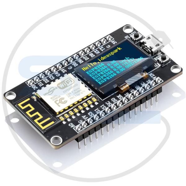 برد توسعه NodeMCU ESP8266 با نمایشگر OLED