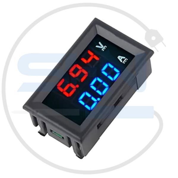 ولتمتر و آمپرمتر DC روپنلی 10 آمپر 0v-100v قرمز