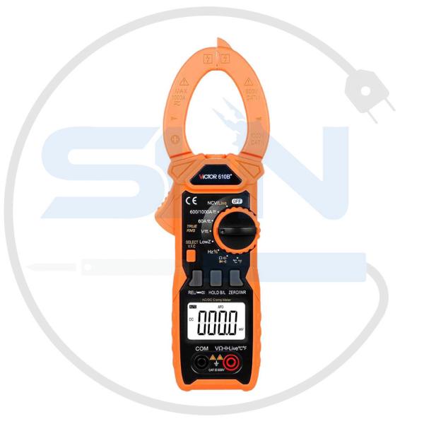 آمپرمتر کلمپی AC/DC ویکتور مدل +Victor 610B