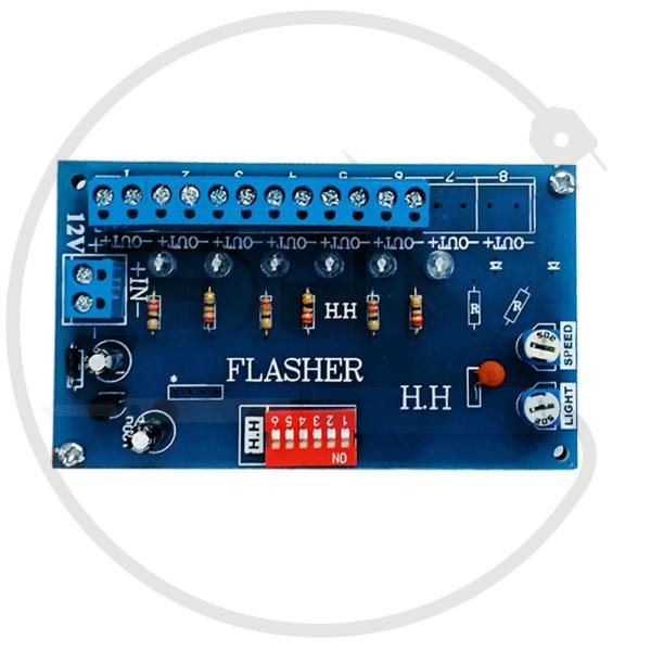 فلاشر 6 کانال 12 ولت افکت دار