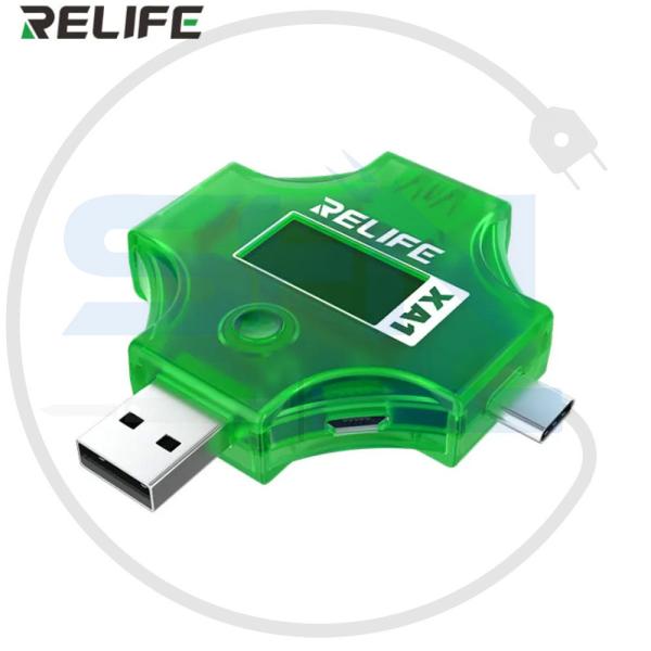 تستر و شوک باتری ریلایف RELIFE RL-XA1 USB