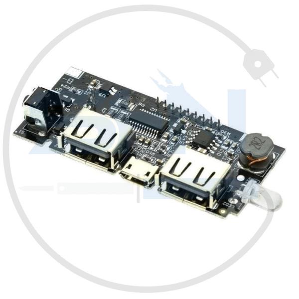 ماژول پاور بانک دو خروجی با نمایشگر H913-A