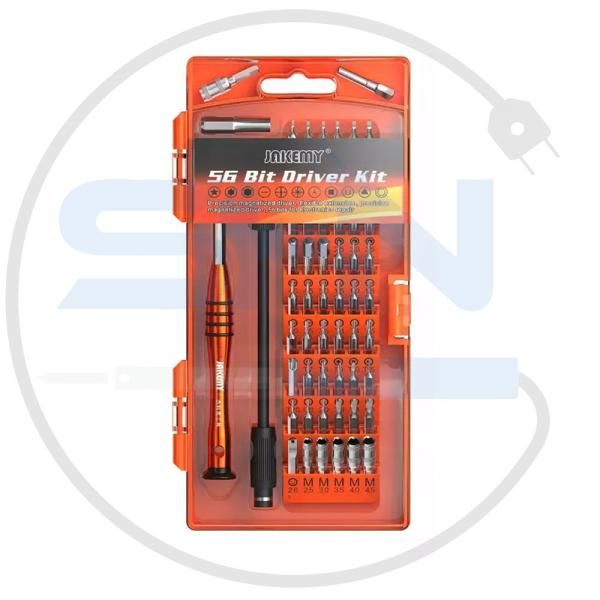 ست پیچ گوشتی 58 عددی مدل Jakemy JM-8126