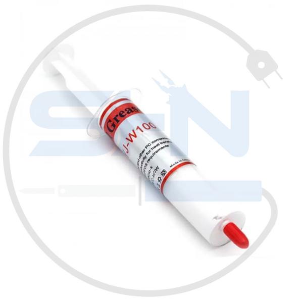 خمیرسیلیکون سرنگی سفید بزرگ YJ-W100