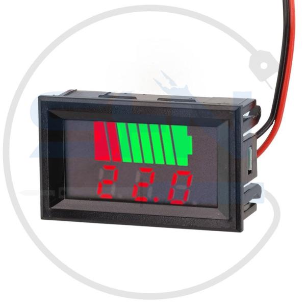 ولت متر و نشانگر شارژ باتری خودرویی A001
