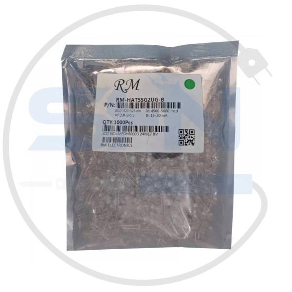 ال ای دی کلاهی سبز LED RM