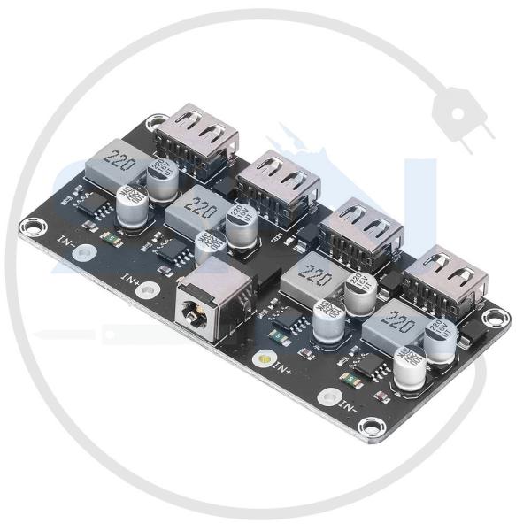 ماژول شارژر فست QC3.0 چهار پورت