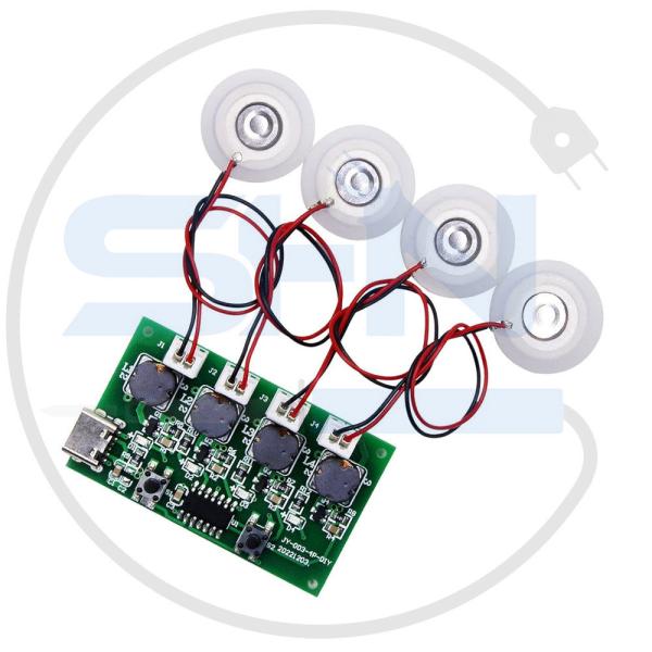 ماژول بخارسرد 4تایی Type-C با متعلقات