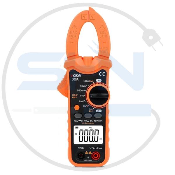 مولتی متر کلمپی AC ویکتور مدل VICTOR VC606A Plus