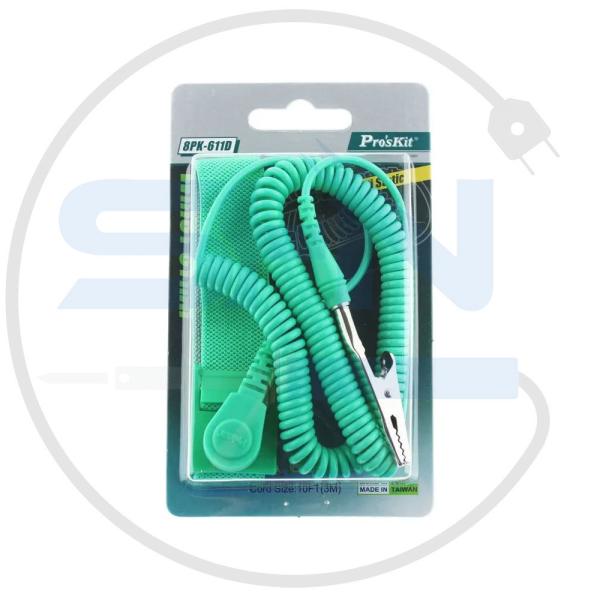 دستبند آنتی استاتیک پروسکیت ProsKit 8PK-611D