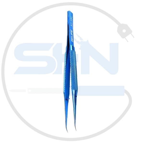 پنس تیتانیومی سر کج ریلایف مدل RELIFE RT-15C