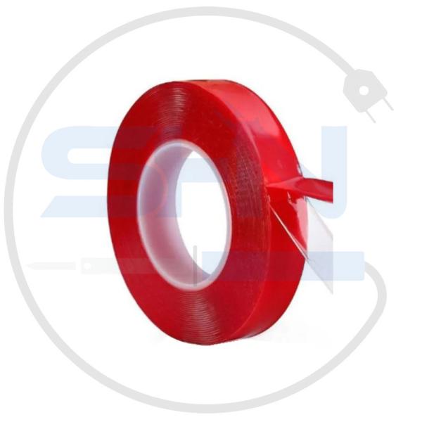 چسب دوطرفه بی رنگ ژله ای مدل REG10 عرض 2 سانتی متر