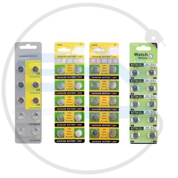 باتری ساعتی سایز AG4 377A CX66W 626A