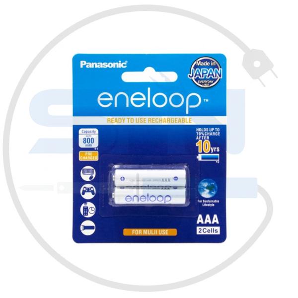 باتری شارژی قلمی 2 عددی Panasonic Eneloop AA 2000mAh
