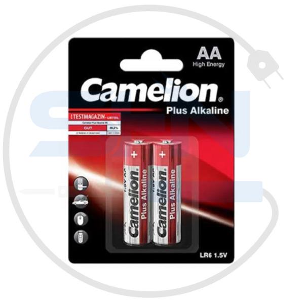 باتری قلمی کملیون پلاس آلکالاین بسته 2 عددی مدل Camelion Plus Alkaline AA