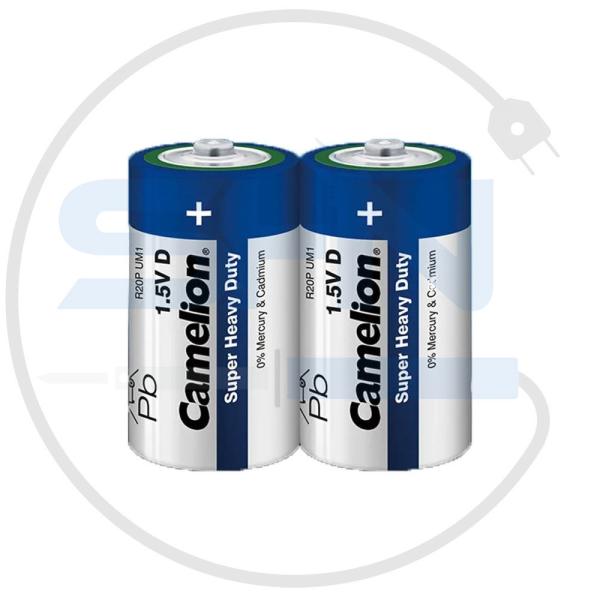 باتری دوتایی بزرگ D شیرینک Camelion Super Heavy Duty