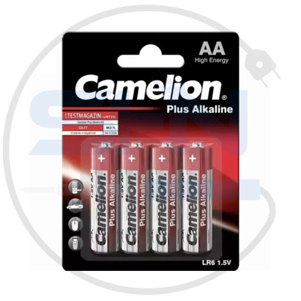 باتری قلمی کملیون پلاس آلکالاین بسته 4 عددی مدل Camelion Plus Alkaline