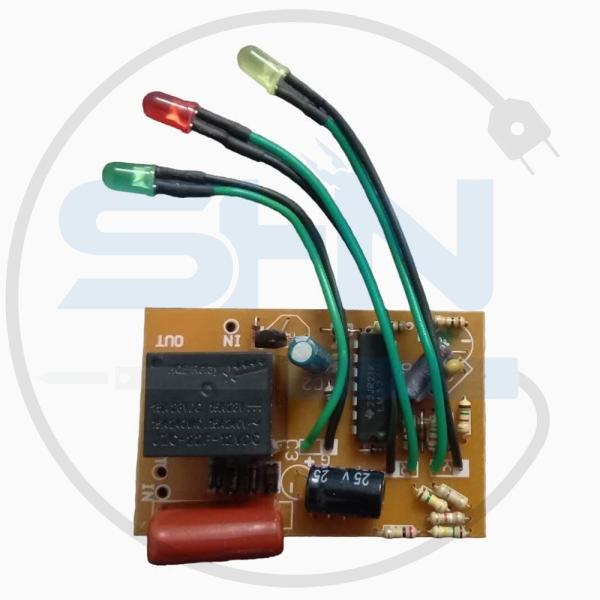 برد محافظ با رله 15 آمپر LED سیمدار