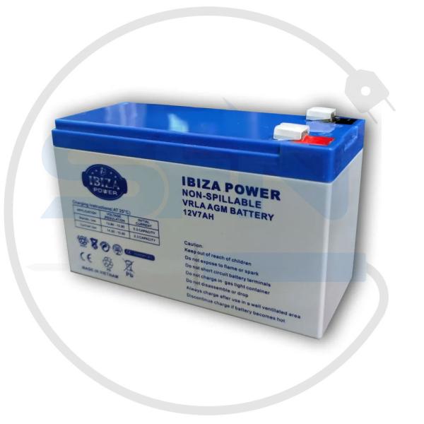 باتری خشک 12 ولت 7 آمپر IBIZA Power